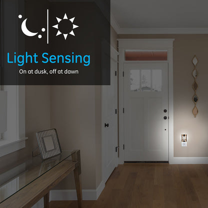GE CoverLite Tree of Life Light Sensing LED Night Light, Oil-Rubbed Bronze