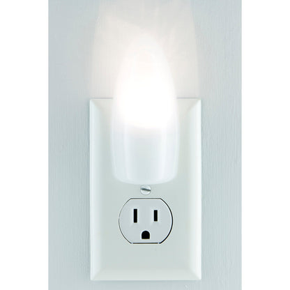 GE Light Sensing LED Night Light, White
