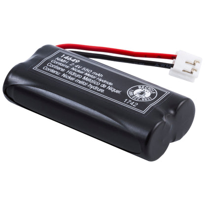 Power Gear Rechargeable Cordless Phone Battery, Nickel Metal Hydride, 2.4V, 550 mAh
