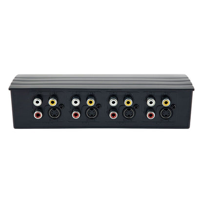 GE Pro 4-Device Audio/Video Switch with S-Video, Black