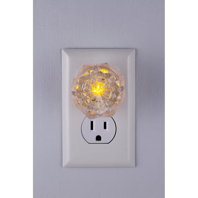 GE SleepLite Jewel Always On LED Night Light, Amber