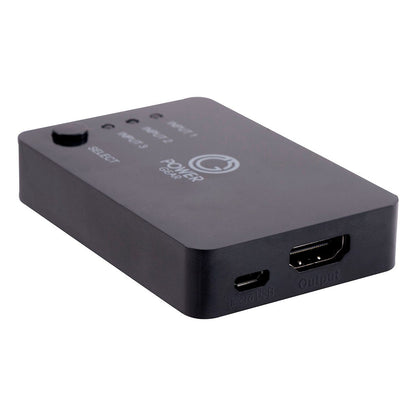 Power Gear 3-Device HDMI Switch, Black
