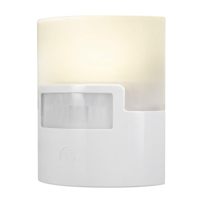 GE Enbrighten UltraBrite Motion Activated LED Night Light, White