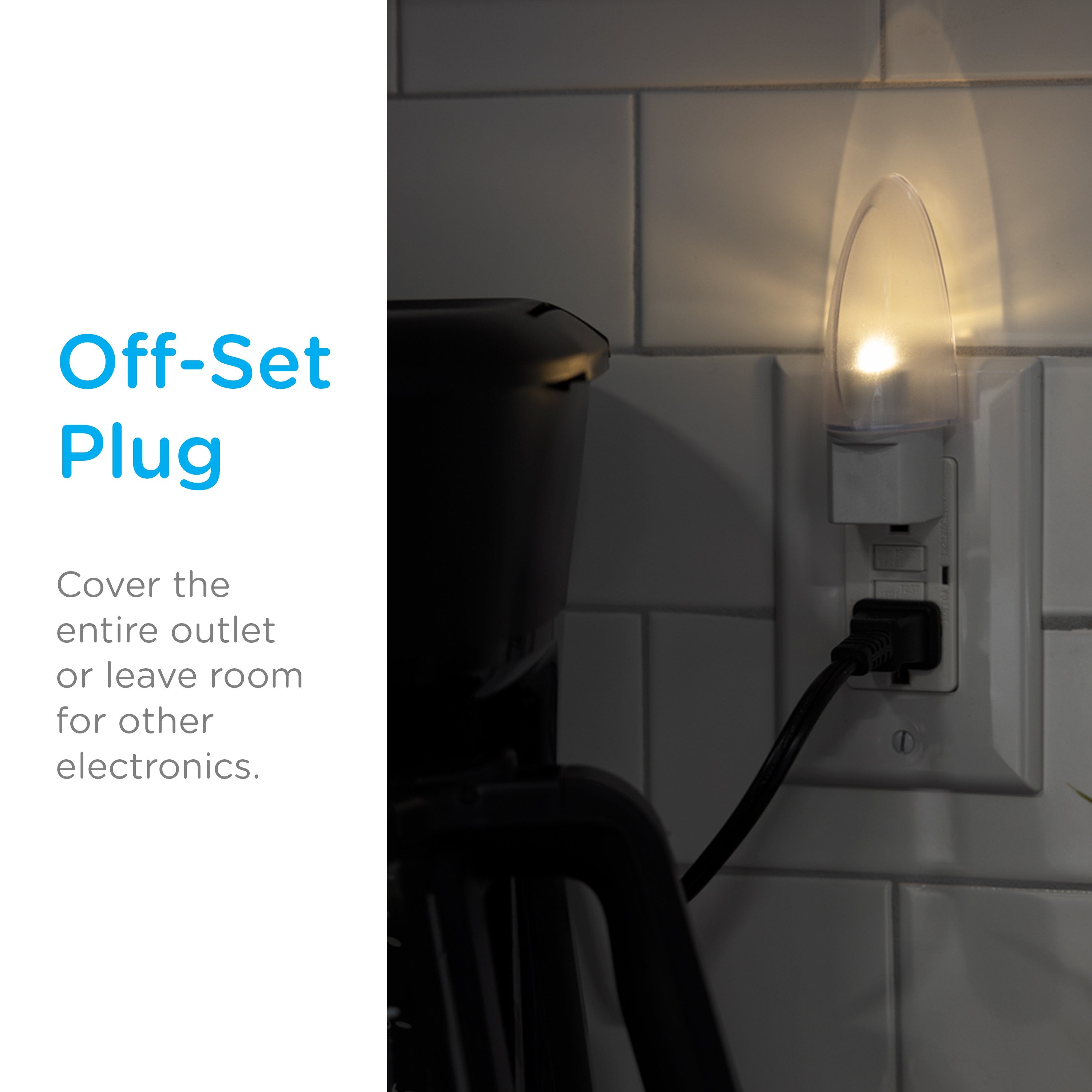 Lights by Night Light Sensing LED Night Light, White