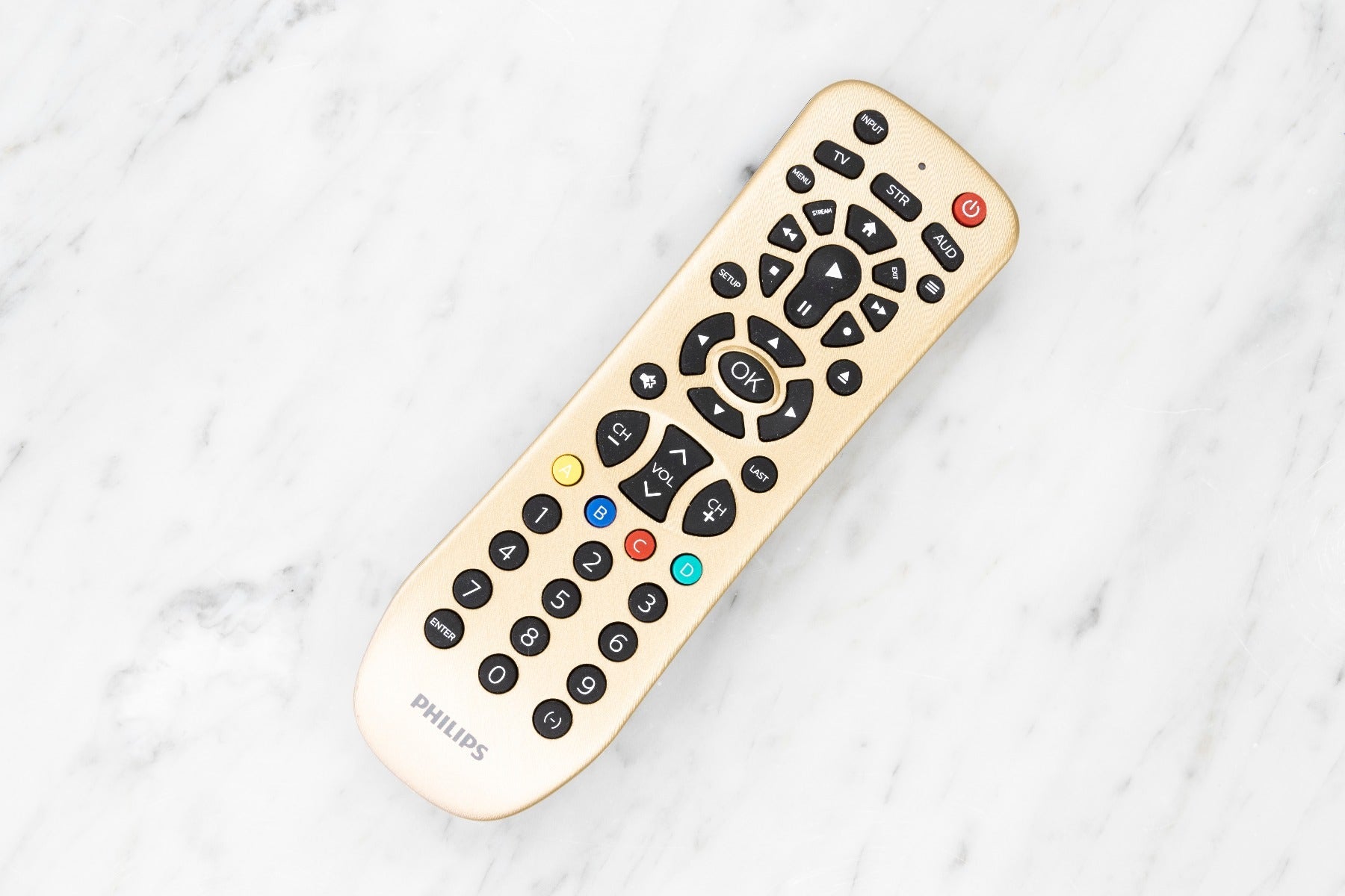 Philips 3-Device Universal Remote, Brushed Gold