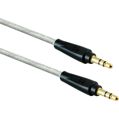 GE 12ft. 3.5mm Auxiliary Audio Cable, Silver