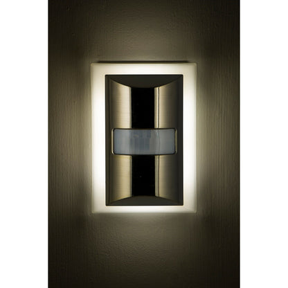 GE CoverLite Light Sensing Motion-Boost LED Night Light, Silver
