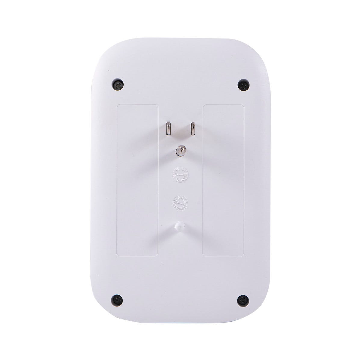Philips 4-Outlet 2-USB Wall Tap with Surge Protection and Light Sensing Night Light, White