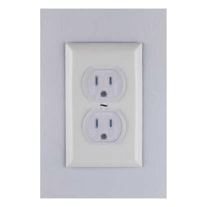 Power Gear Safety Outlet Covers, 8 Pack, White
