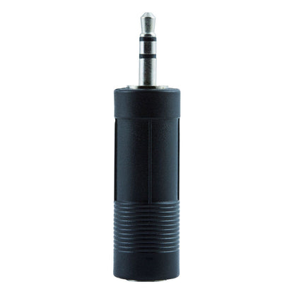 GE Stereo Headphone Adapter 1/4in. Female to 3.5mm Male, Black