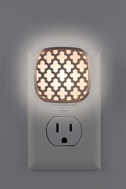 Lights by Night Light Sensing LED Night Light, 2 Pack, Bronze