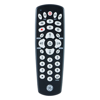 GE 4-Device Universal Remote, Black