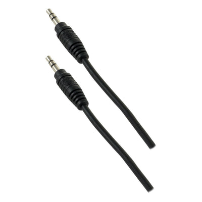 GE 6ft. 3.5mm Auxiliary Audio Cable, Black