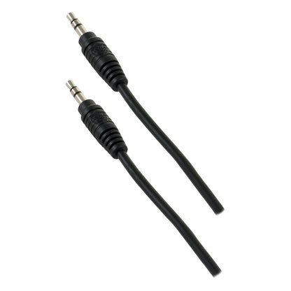 GE 6ft. 3.5mm Auxiliary Audio Cable, Black