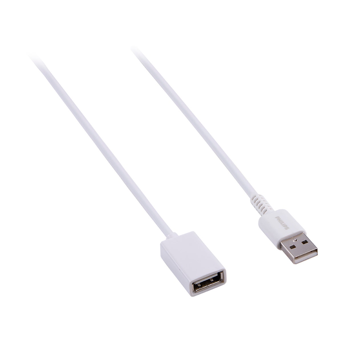 Philips 6ft. USB Charging Extension Cable, White