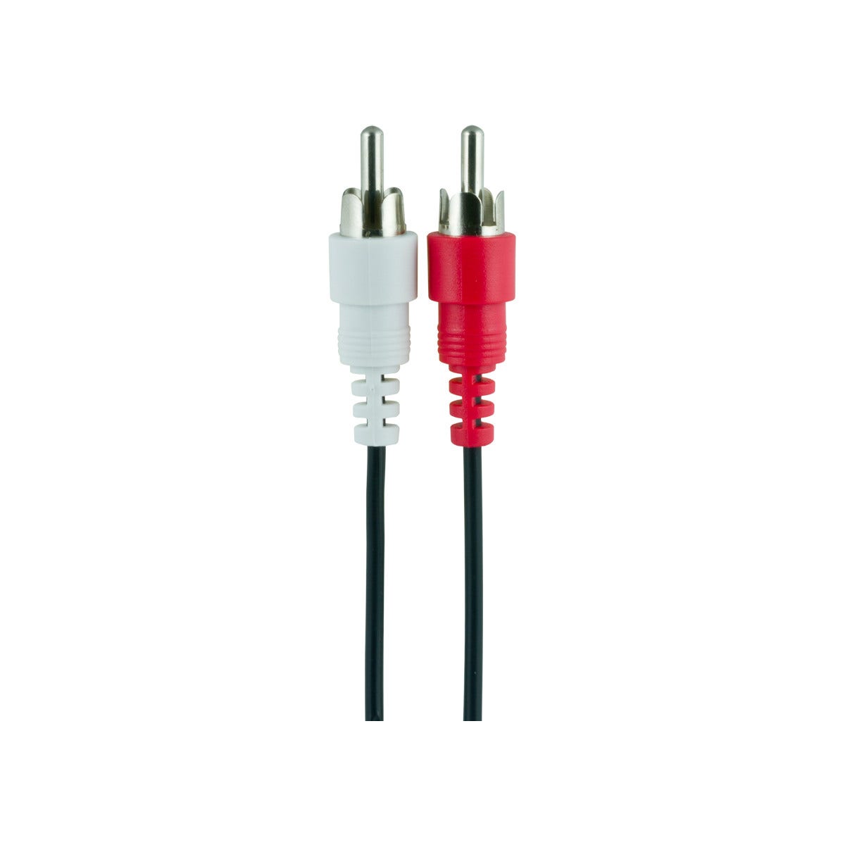 GE 6ft. Stereo Audio Cable with RCA Plugs, Black