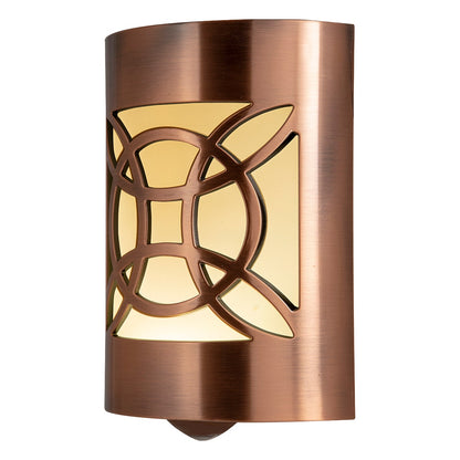 GE CoverLite Celtic Design Light Sensing LED Night Light, Oil-Rubbed Bronze