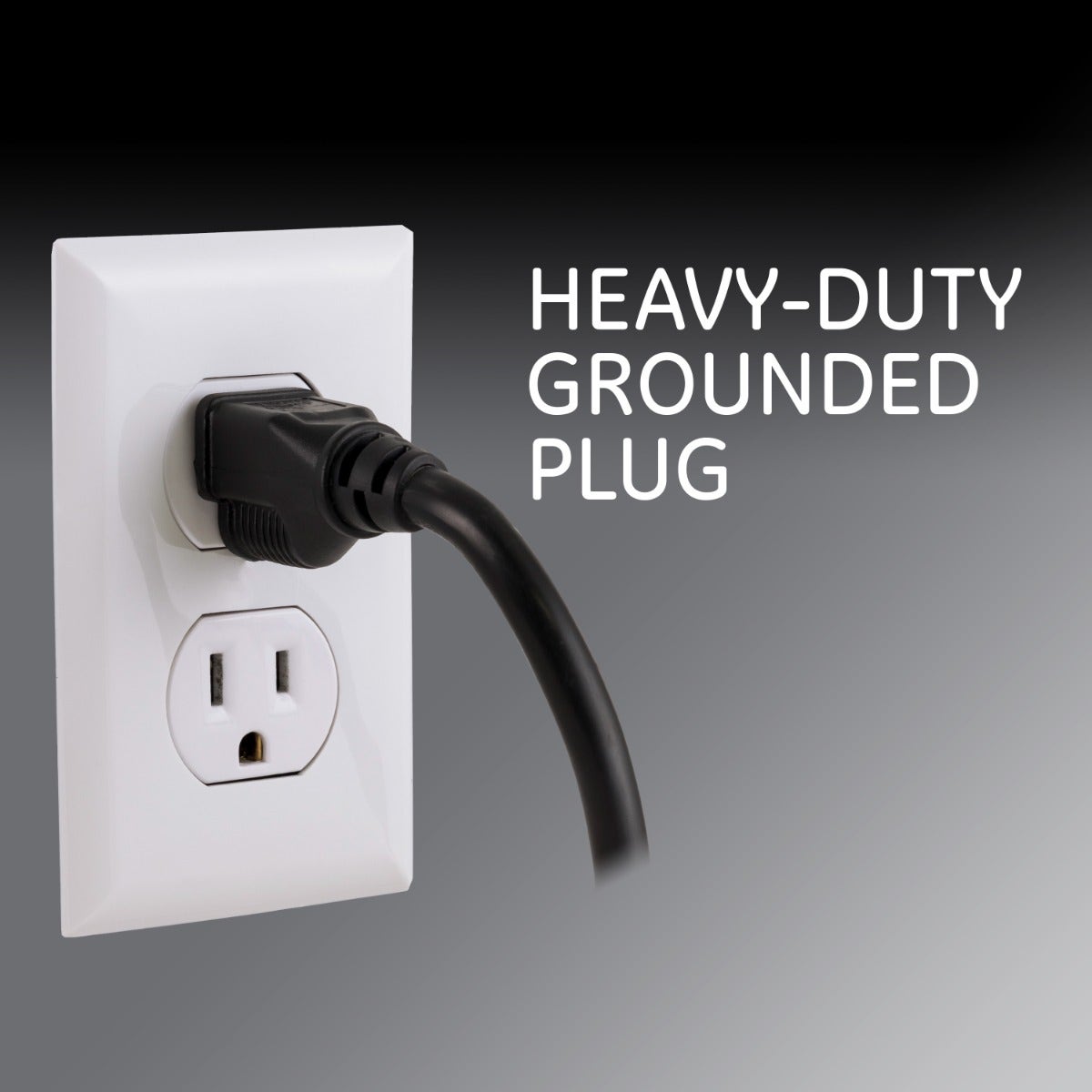 GE 4-Outlet 2-USB 3ft. Surge Protector With Twist-To-Close Safety Covers, Black