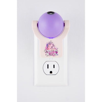 Projectables Disney Princess Light Sensing LED Night Light, Pink