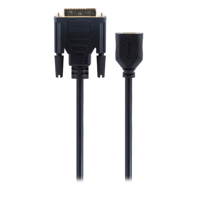 Philips DVI to HDMI Adapter, Black