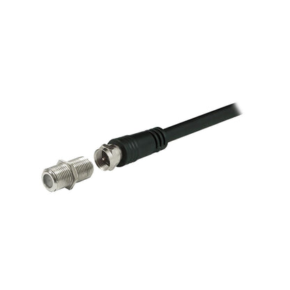 Philips Coaxial Cable Extension Adapter, 2 Pack, Silver