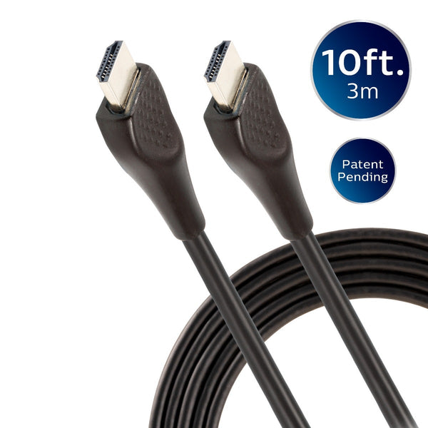 Philips EZ Grip 10ft. 4K HDMI Cable with Ethernet, Black – Jasco
