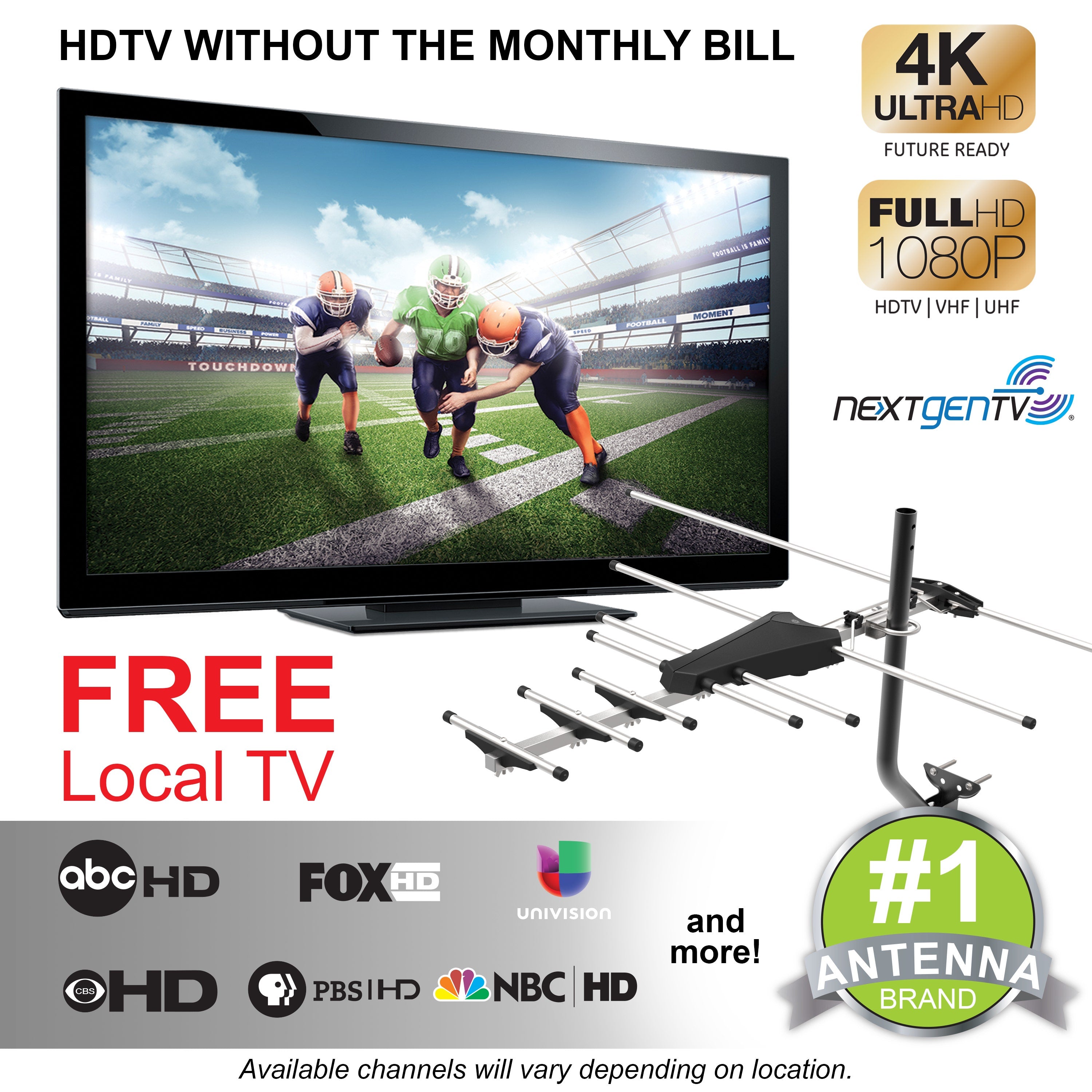 GE Outdoor Yagi HD Antenna