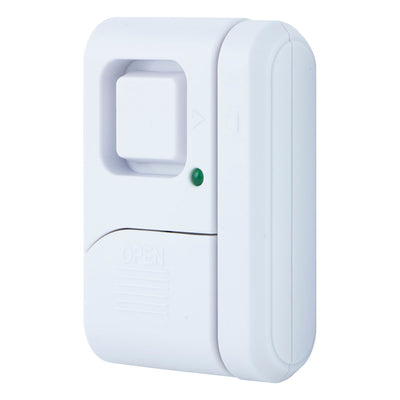 UltraPro Battery-Operated Magnetic Window or Door Alarm, 5 Pack, White