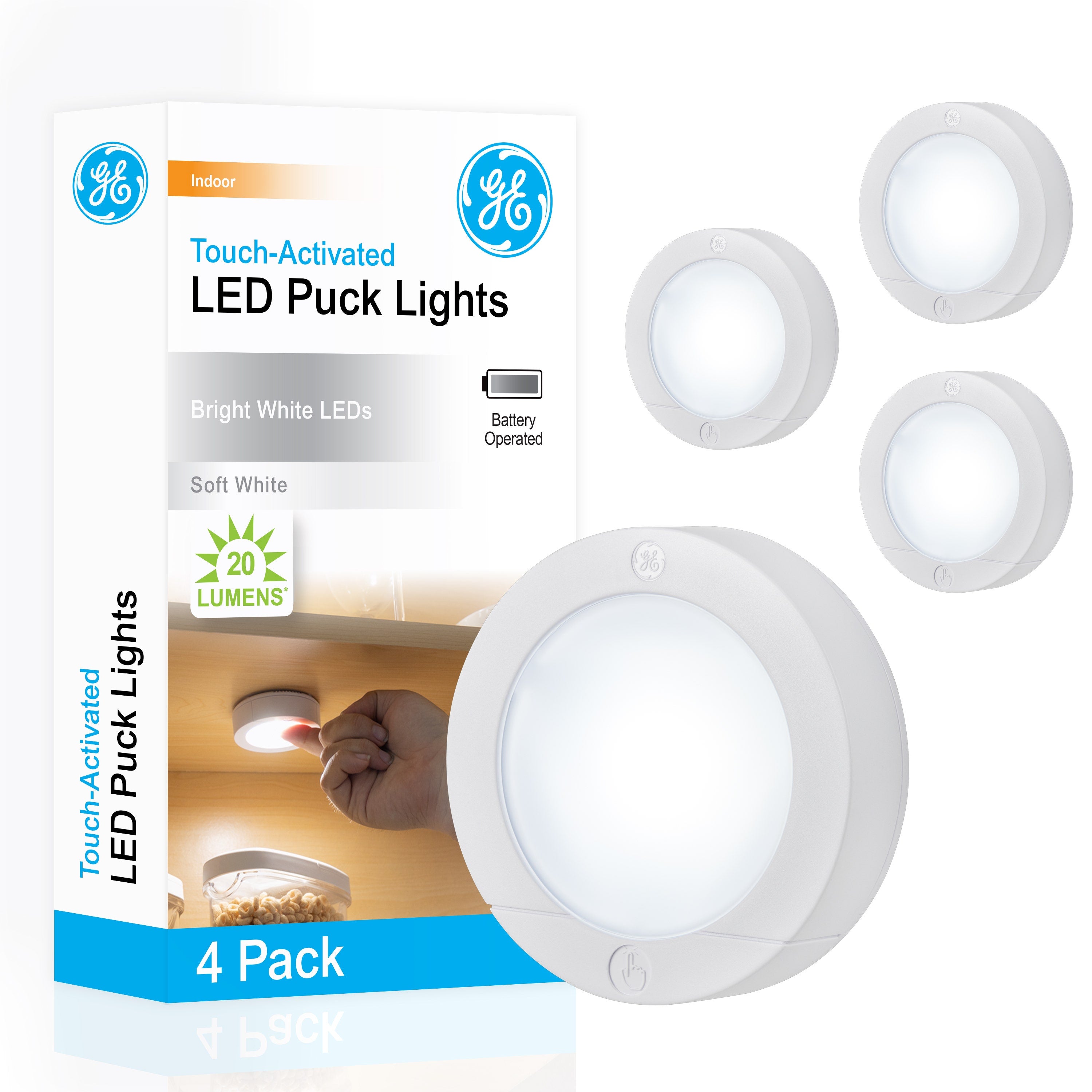 Battery Operated LED Puck Light