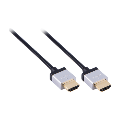 Philips 8ft. Ultra-Slim High-Speed HDMI Cable with Ethernet, Black