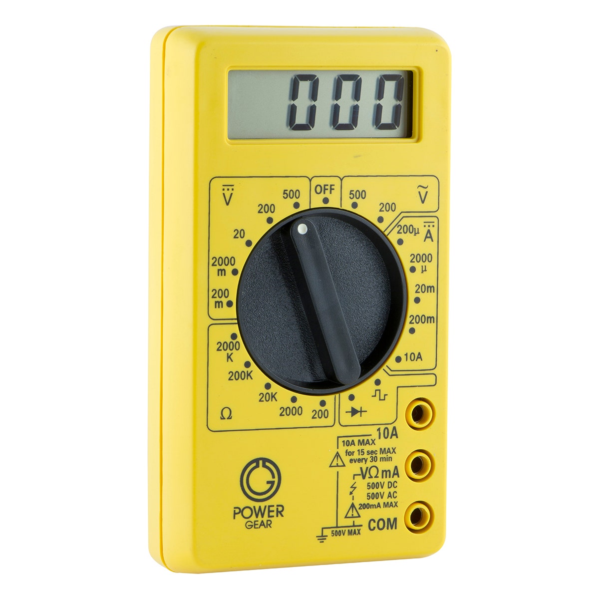 Power Gear 17-Range, 6-Function, Digital Multimeter