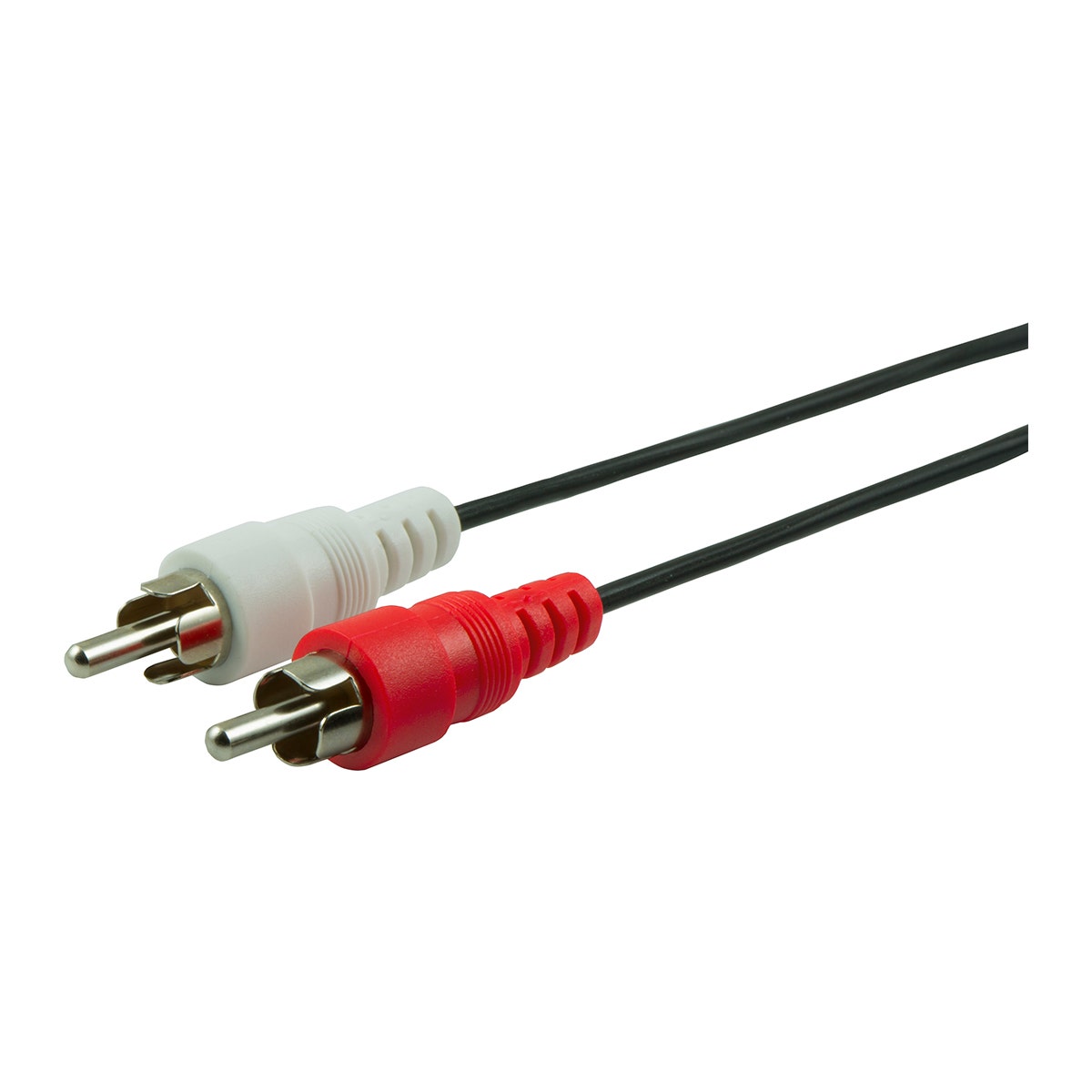 GE 12ft. RCA Audio Cable, Black