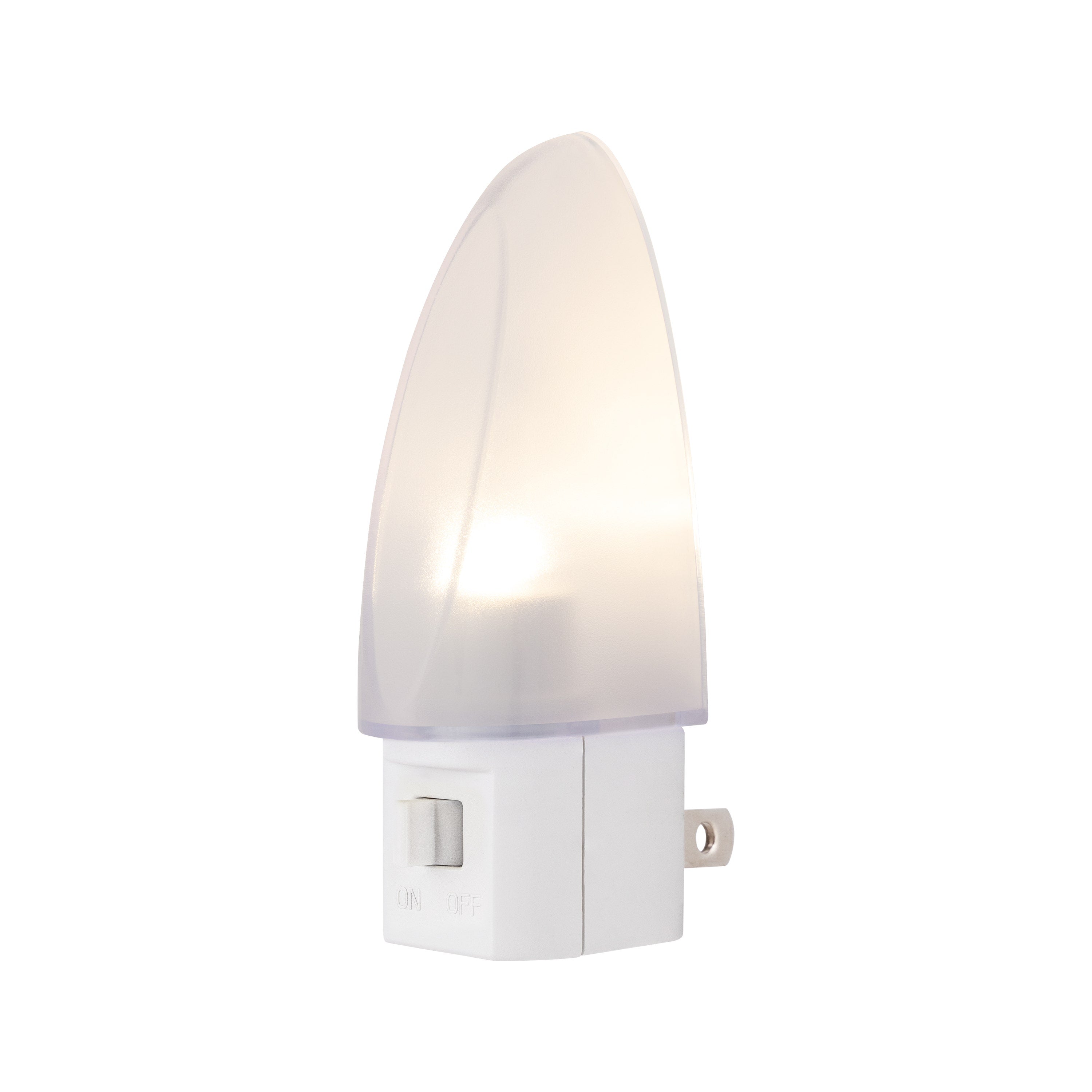 Lights By Night Manual On/Off LED Night Light, White