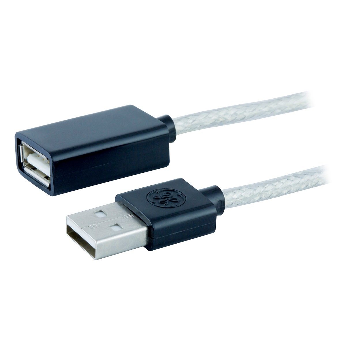 GE 3ft. 2-in-1 Micro USB Charging Cable with Lightning Adapter, Silver