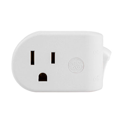 GE UltraPro Plug-In On/Off Power Switch, White