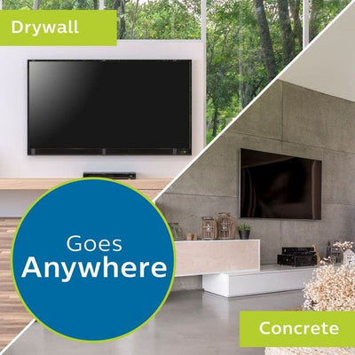Philips Fixed TV Wall Mount, Up To 90in., Black