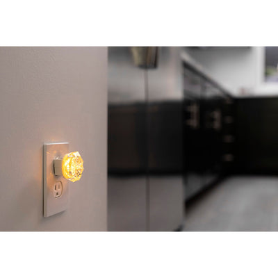 GE SleepLite Jewel Always On LED Night Light, Amber