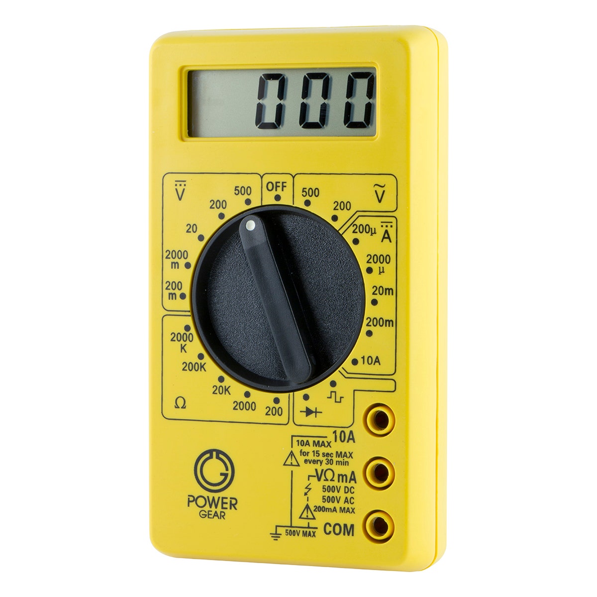 Power Gear 17-Range, 6-Function, Digital Multimeter
