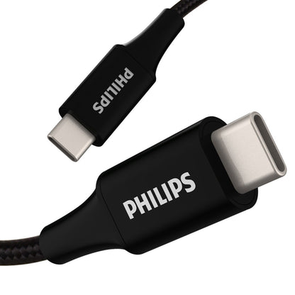 Philips 6ft. USB-C Braided Charging Cable, Black
