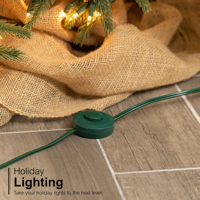 GE 3-Outlet 9ft. Extension Cord with Footswitch, Green