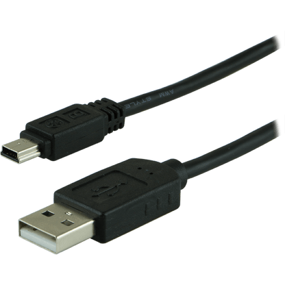 GE 6ft. Mini-B USB 2.0 Charging Cable, Black