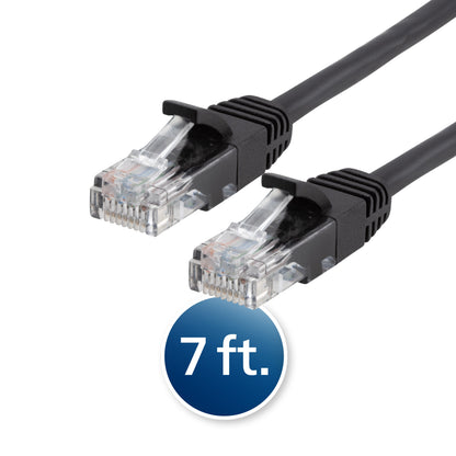 Philips 7ft Cat6 Ethernet Cable, Black