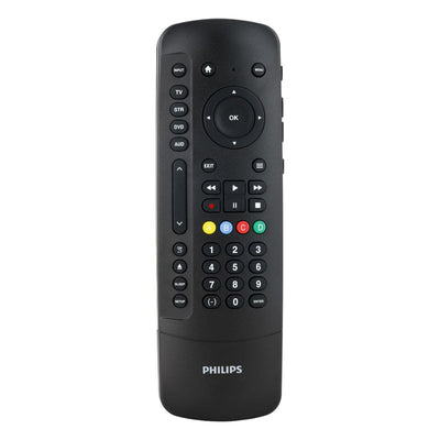 Philips 4-Device Universal Companion Remote for Roku with Flip and Slide Cradle, Black