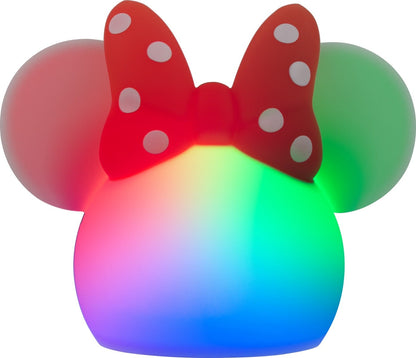Disney Minnie Mouse Color-Changing Tabletop LED Night Light, White