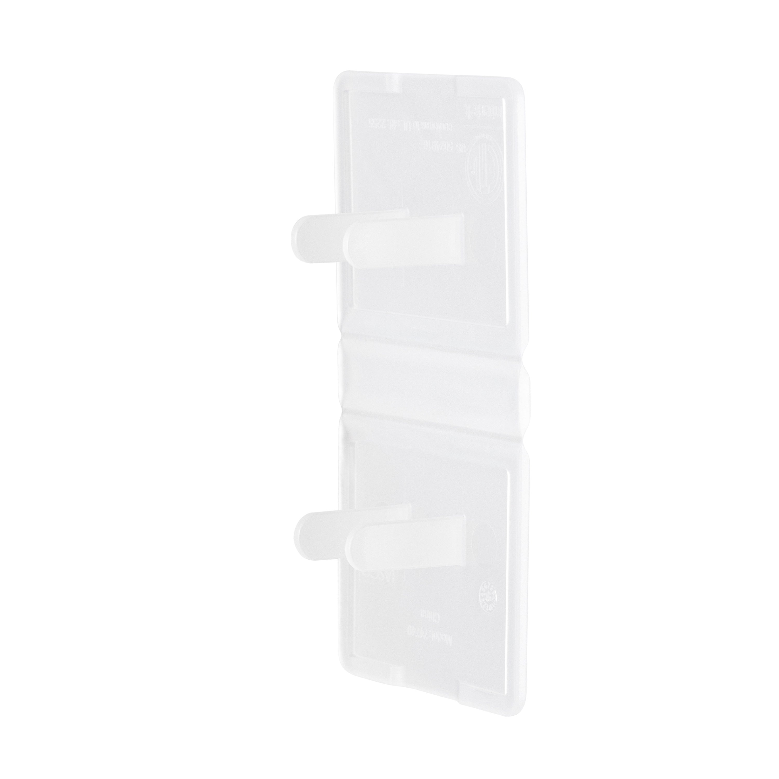 Power Gear Dual Flexible Outlet Safety Covers, White, 30 Pack