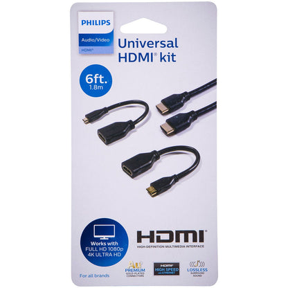 Philips Universal HDMI Kit, Black