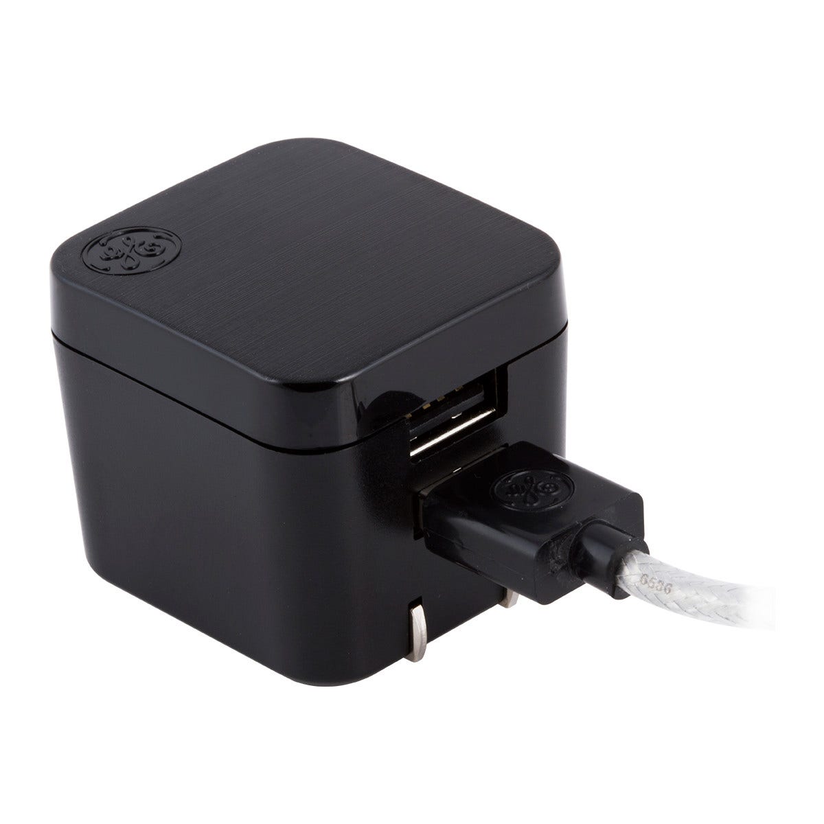 GE Pro 2-USB Wall Charger, Black