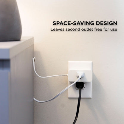 UltraPro 1-Outlet Indoor On/Off Lighting Control with Push Button, White
