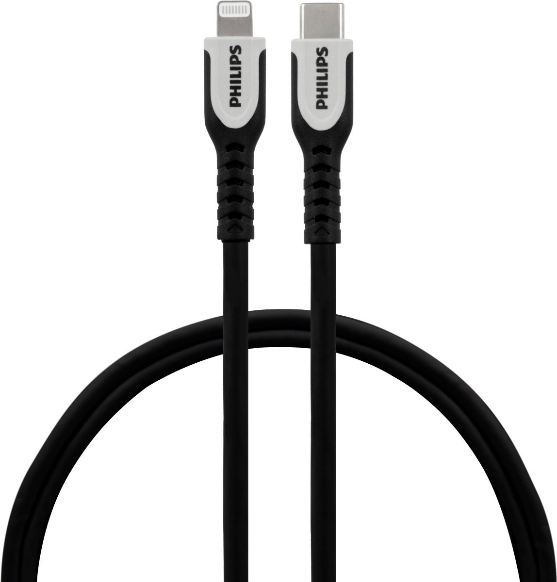 Philips 6ft. EZFlex™ USB-C to Lightning Charging Cable, Black