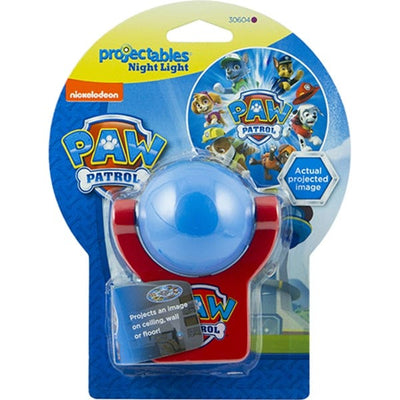 Projectables Nickelodeon Paw Patrol Light Sensing LED Night Light, Red